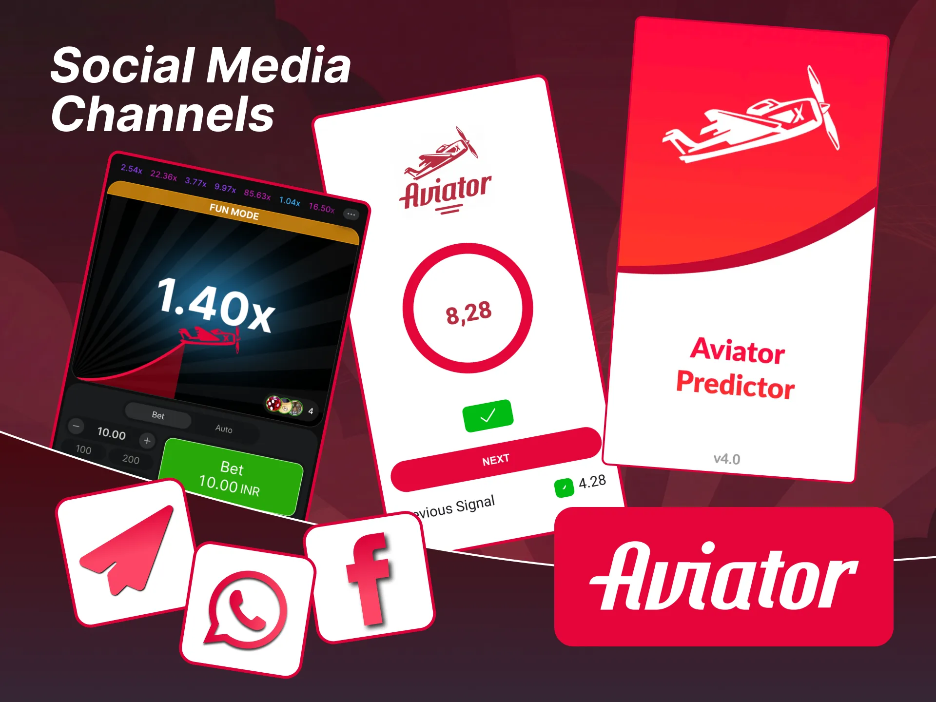 Aviator social media predictors may contain malware risks.